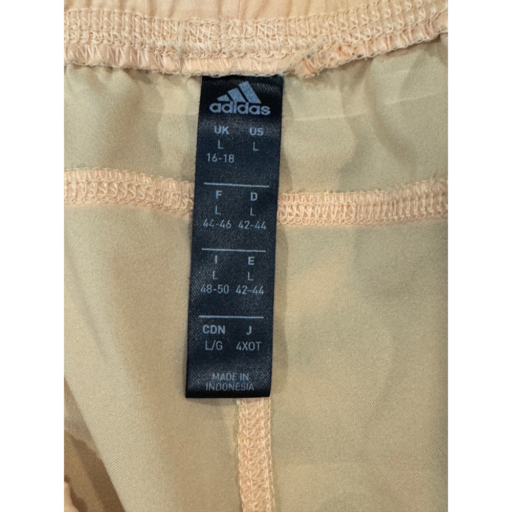 Adidas Pacer Woven Deboss Training Running Shorts Pulse Amber Sz L - Picture 6 of 7